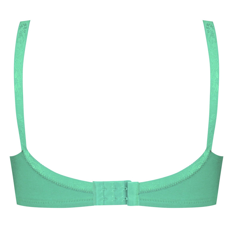 سوتین زنانه پانیذ مدل بدون فنر کد 66321 رنگ سبزآبی روشن