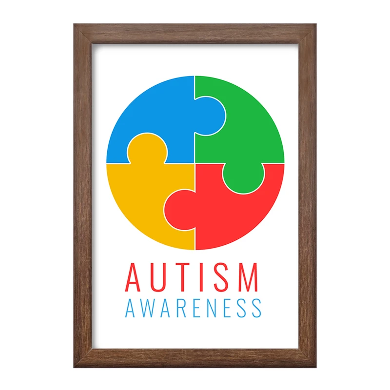 تابلو خندالو طرح اتیسم Autism کد 26728