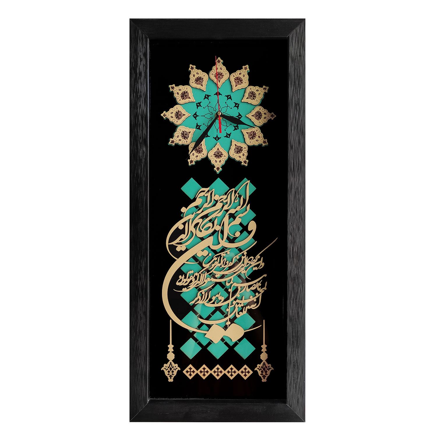 ساعت دیواری طرح آیه وان یکاد