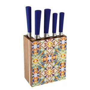 سرویس چاقو آشپزخانه 6 پارچه برندنی مدل مدیچی کاچا کد 53729