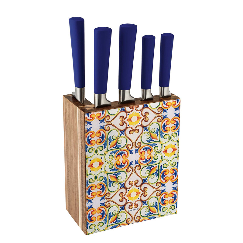 سرویس چاقو آشپزخانه 6 پارچه برندنی مدل مدیچی کاچا کد 53729