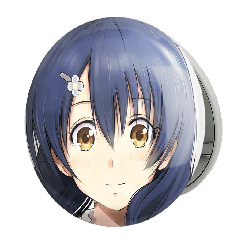 آینه جیبی خندالو طرح مگومی انیمه جنگ غذاها Food Wars مدل تاشو کد 17039 