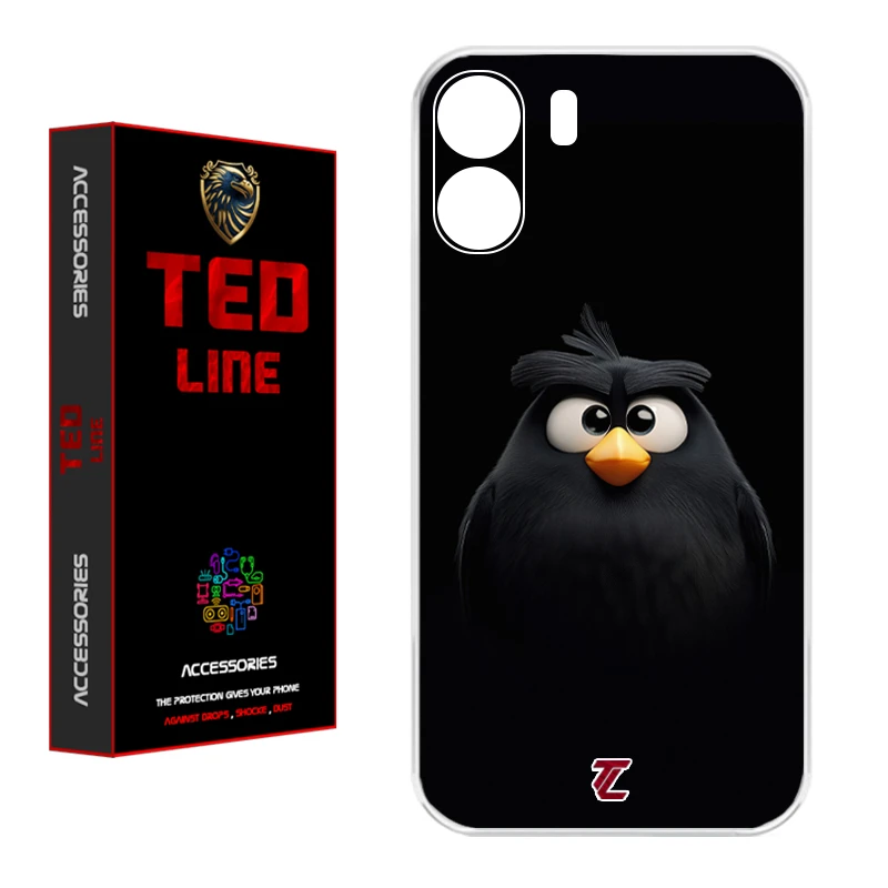 کاور تد لاین طرح پرنده کد 1122 مناسب برای گوشی موبایل شیائومی Redmi 13C / Poco C65