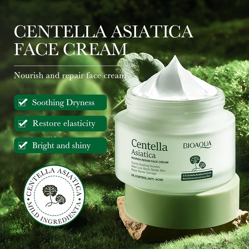 کرم مغذی بایو آکوا مدل Centella Asiatica وزن 50 گرم