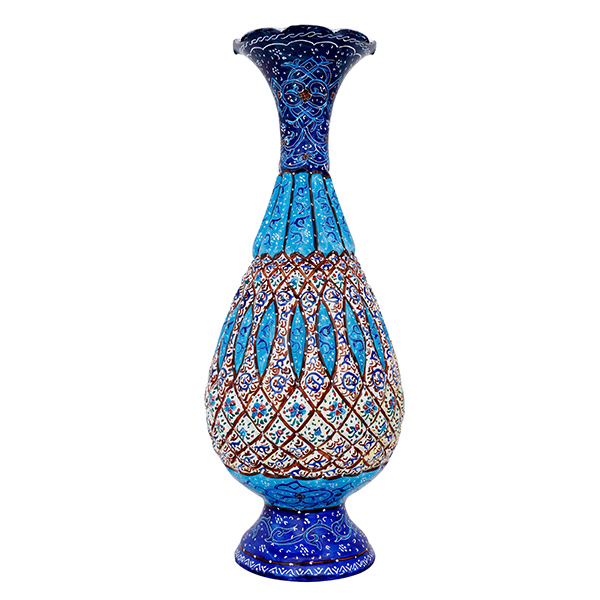 Copper Enamel vase, code A25  