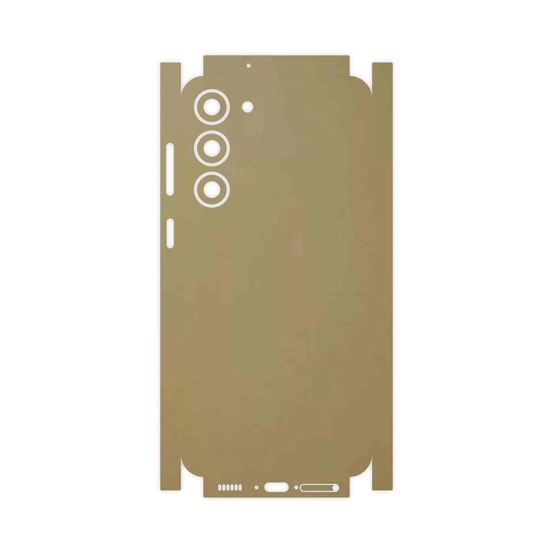 برچسب پوششی ماهوت مدل Matte-Gold-FullSkin مناسب برای گوشی موبایل سامسونگ Galaxy S23 Plus