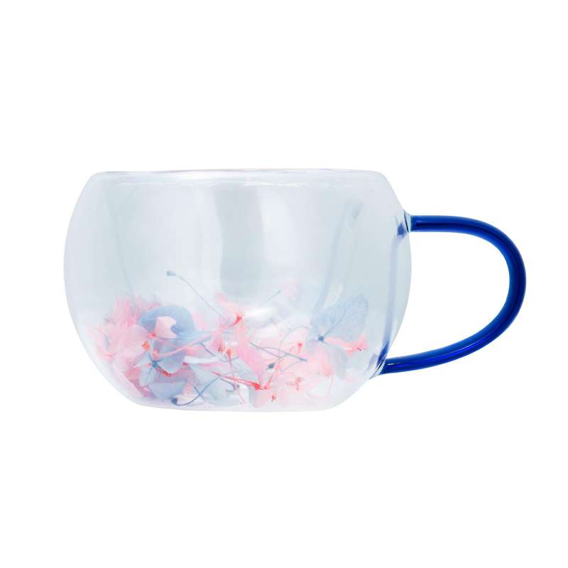 لیوان مدل پیرکس دوجداره طرح گل دار لیوان مدل پیرکس دوجداره طرح گل دار