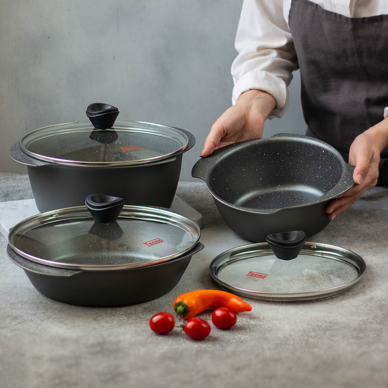 سرویس پخت و پز 6 پارچه تکنو مدل پروانه