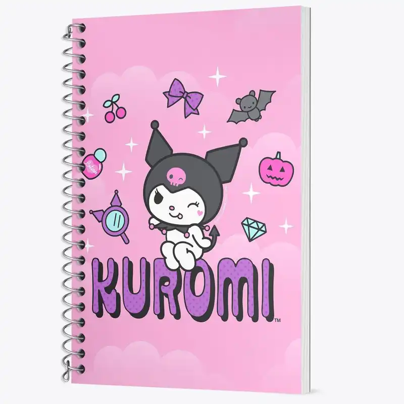 دفتر زبان 50 برگ خندالو مدل دو خط طرح کورومی کد 26581