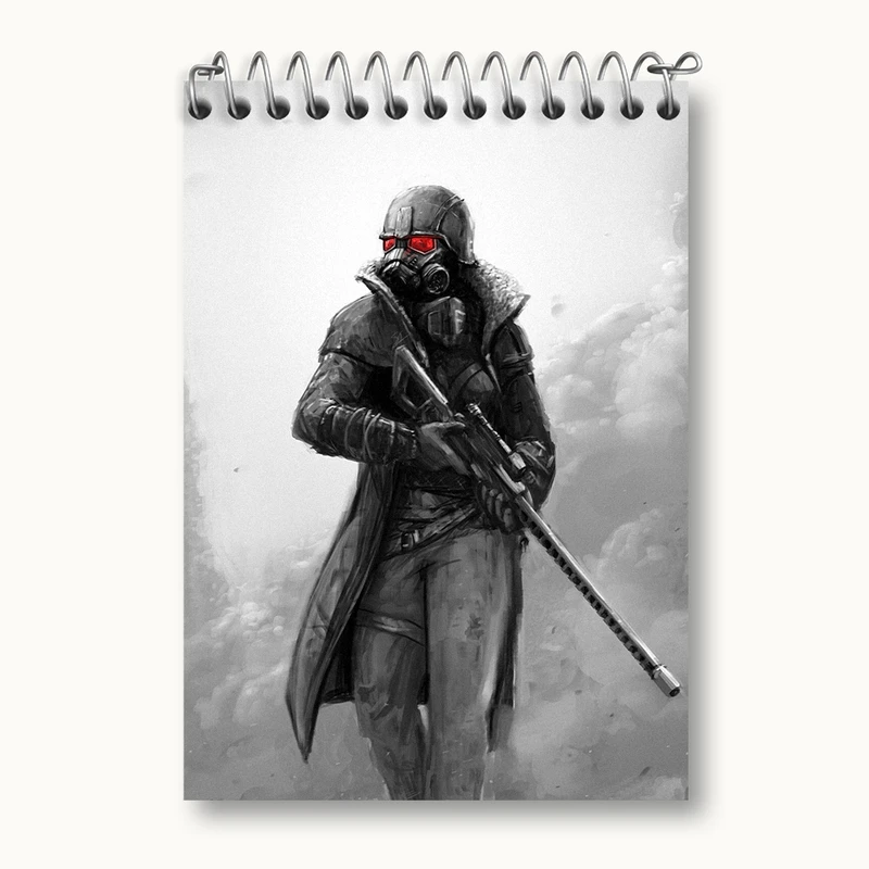 دفتر یادداشت 50 برگ خندالو مدل بازی فال‌اوت (Fallout) کد 31293