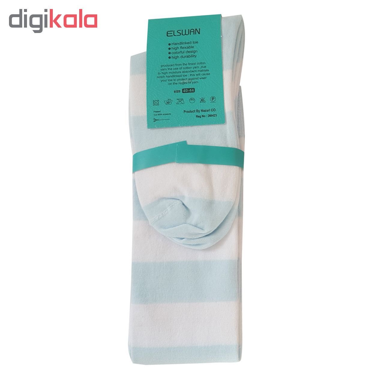 جوراب زنانه ال سون طرح راه راه کد PH96 -  - 8