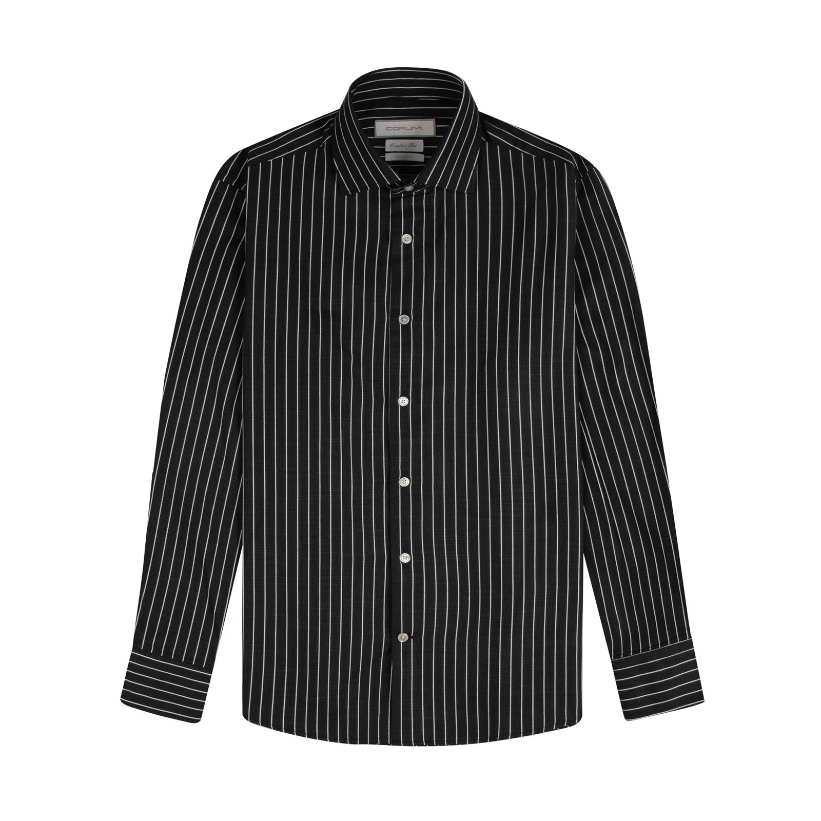 پیراهن آستین بلند یقه برگردان مردانه کروم مدل 2610105  -  - 4