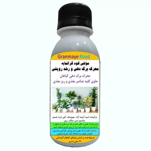 کود مایع کامل آلیومعدنی محرک برگ دهی گیاهان خانگی مدل MultiPlus حجم 120 میلی لیتر