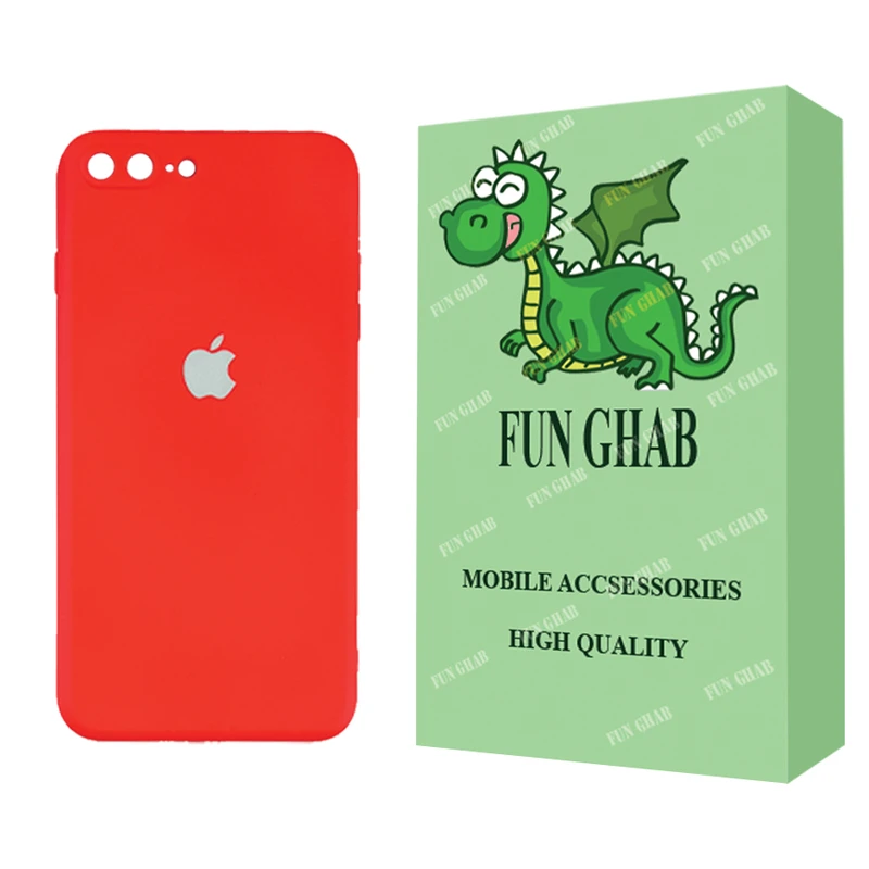 کاور فان قاب مدل سیلیکونی مناسب برای گوشی موبایل اپل iPhone 7 Plus / 8 plus
