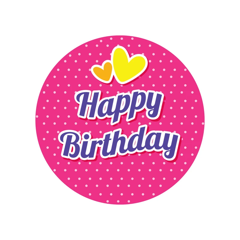 برچسب لپ تاپ پویا مارکت طرح تولدت مبارک کد 1562