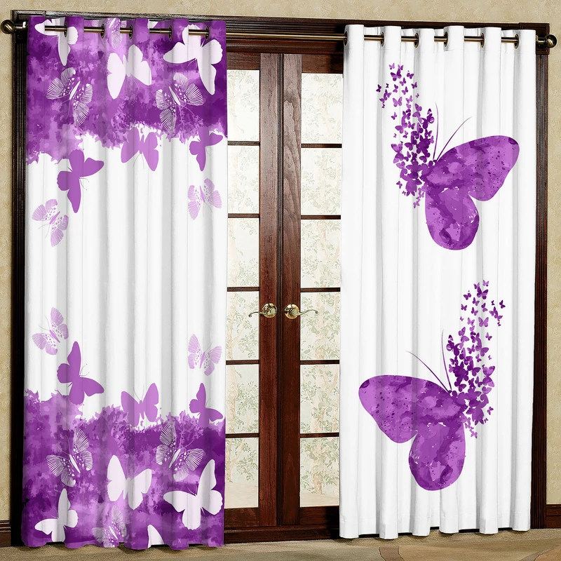 پرده مدل مخمل پانچی کد 1083 سایز 140x280 سانتی متر