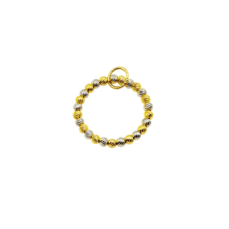 آویز گردنبند طلا 18 عیار زنانه مان گالری طرح آلبرنادو کد M-100017