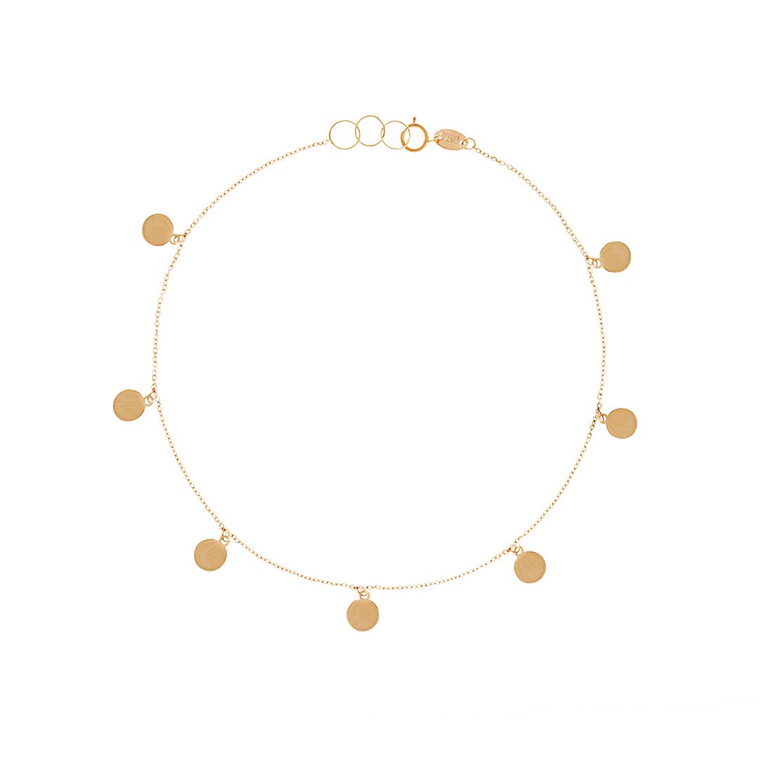 پابند طلا 18 عیار زنانه دوست خوب مدل dk097 - - 2