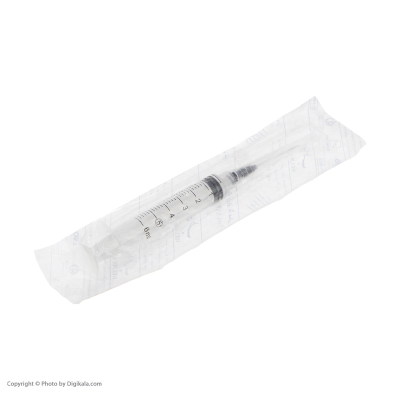 سرنگ 6 سی سی حلما طب مدل لوئرلاک بسته 250 عددی