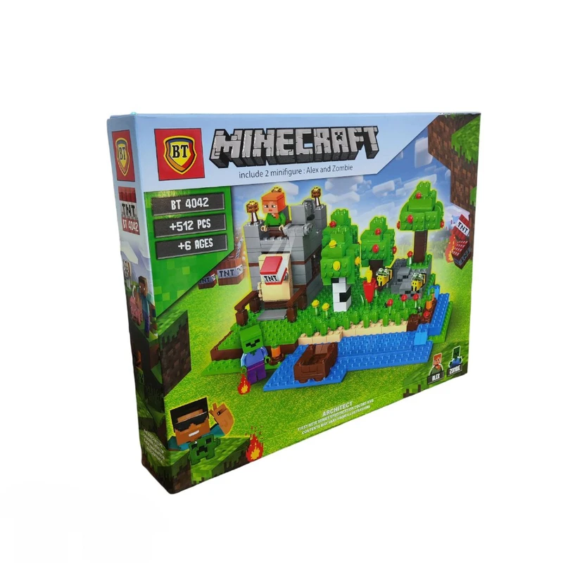 ساختنی 512 تکه بی تی مدل ماینکرافت مزرعه تی ان تی کد BT4042