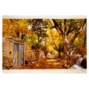 فرش دستباف دیوارکوب سی پرشیا مدل منظره کوچه باغ پاییزی کد 902792