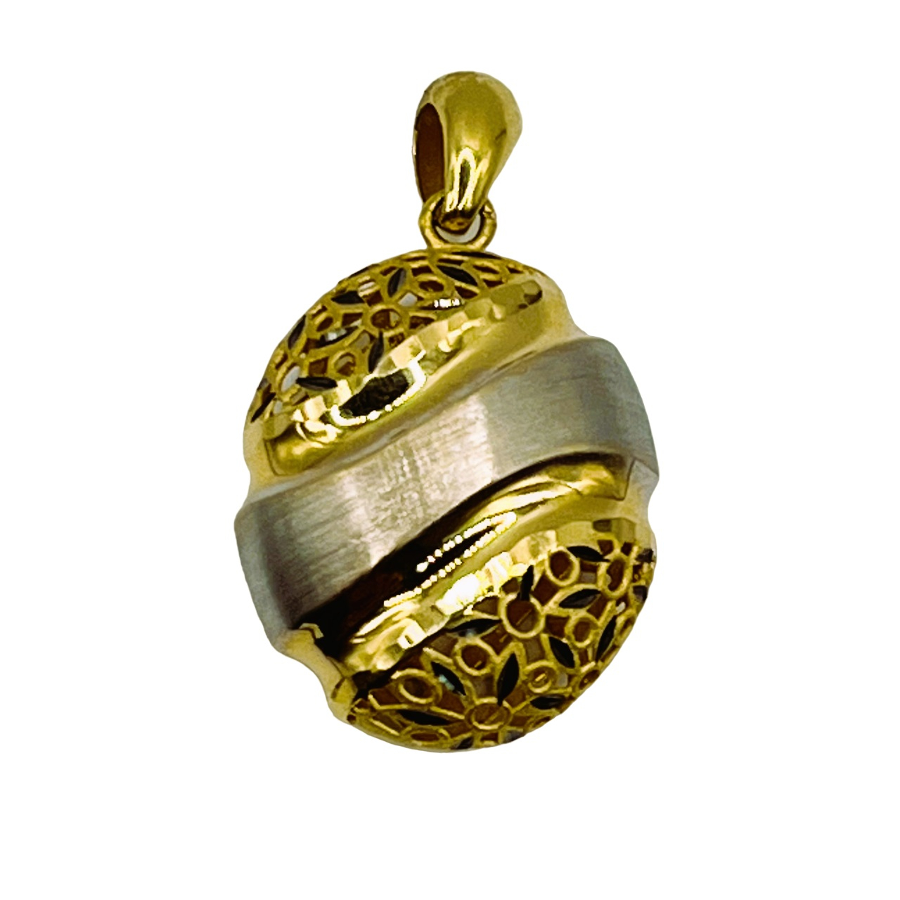 آویز گردنبند طلا 18 عیار زنانه مدل آوا