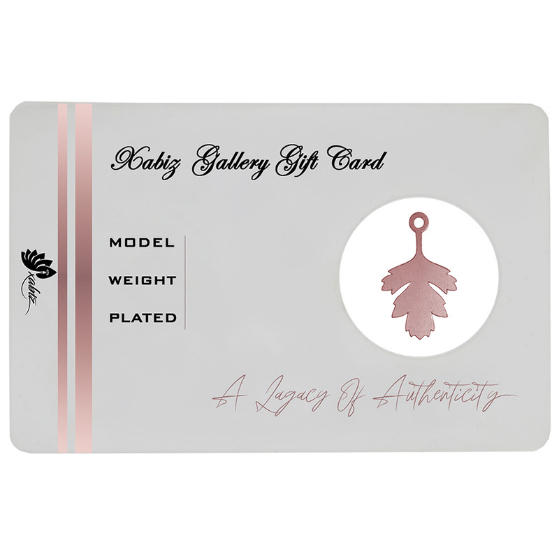 طلا گرمی 18 عیار ژابیز مدل گلبرگ h116