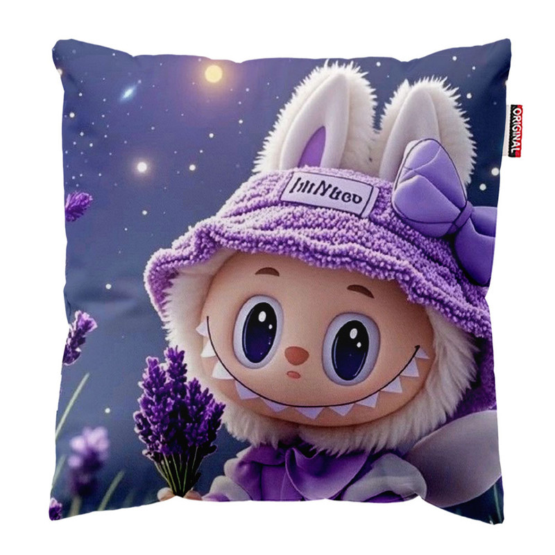 کوسن پاد آفرین طرح لبوبو کد 109 سایز 30*30 سانتی متر