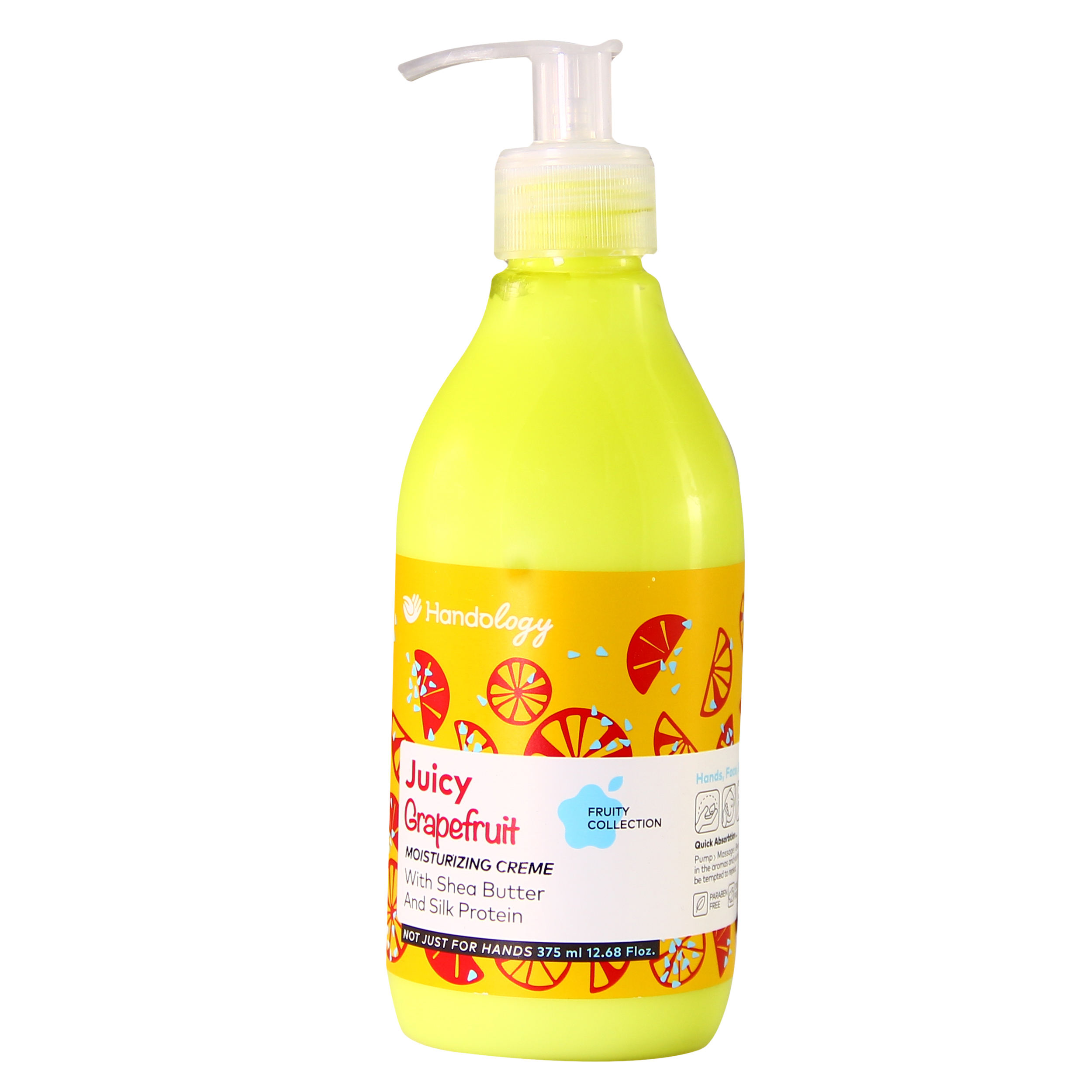 کرم آبرسان هندولوژی مدل Juicy Grapefruit حجم 375 میلی لیتر