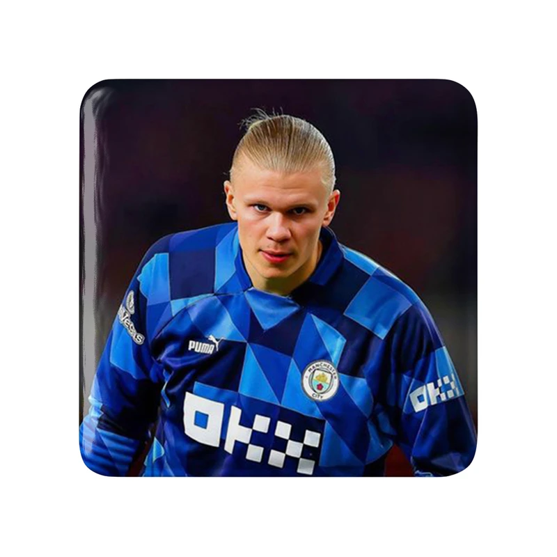 مگنت خندالو طرح ارلینگ هالند (Erling Haaland) مدل مربعی کد 36382