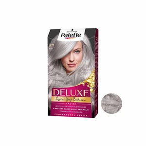 کیت رنگ مو پلت سری DELUXE شماره U71 حجم 50 میلی لیتر رنگ نقره ای یاقوتی