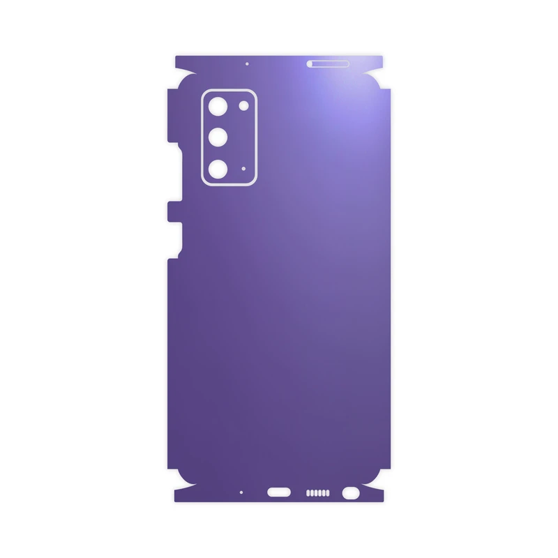 برچسب پوششی ماهوت مدل Full skin-Matte-BlueBerry مناسب برای گوشی موبایل سامسونگ Galaxy Note20