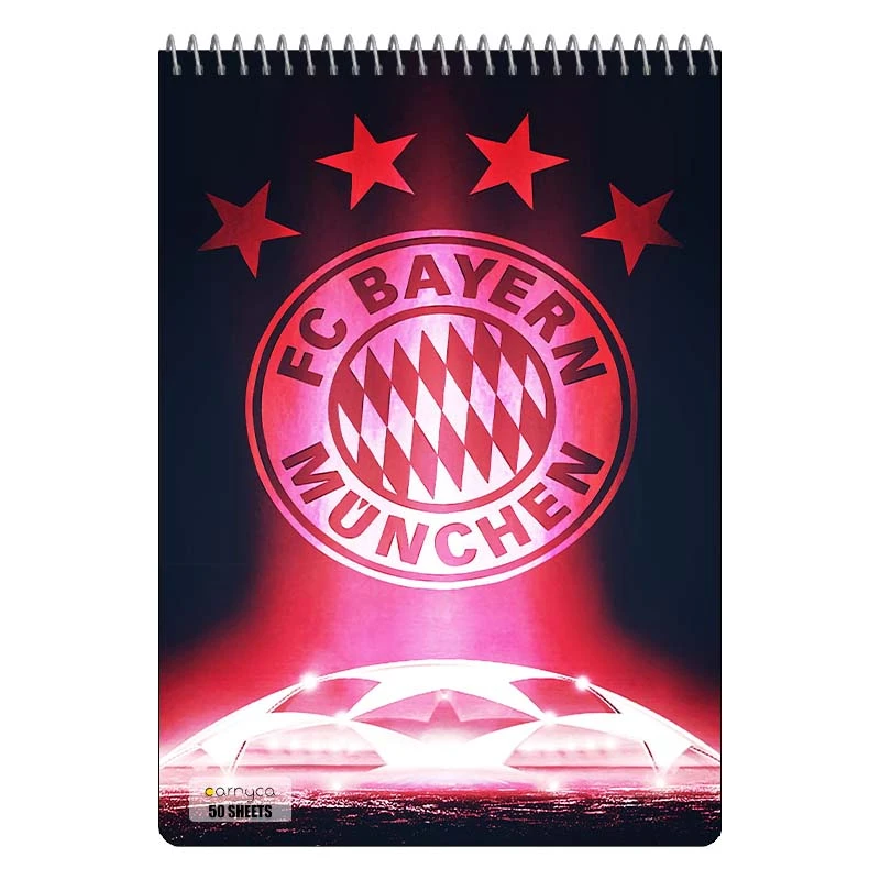 دفتر نقاشی 50 برگ سیمی کارنیکا طرح بایرن مونیخ Bayern Munich کد 50203
