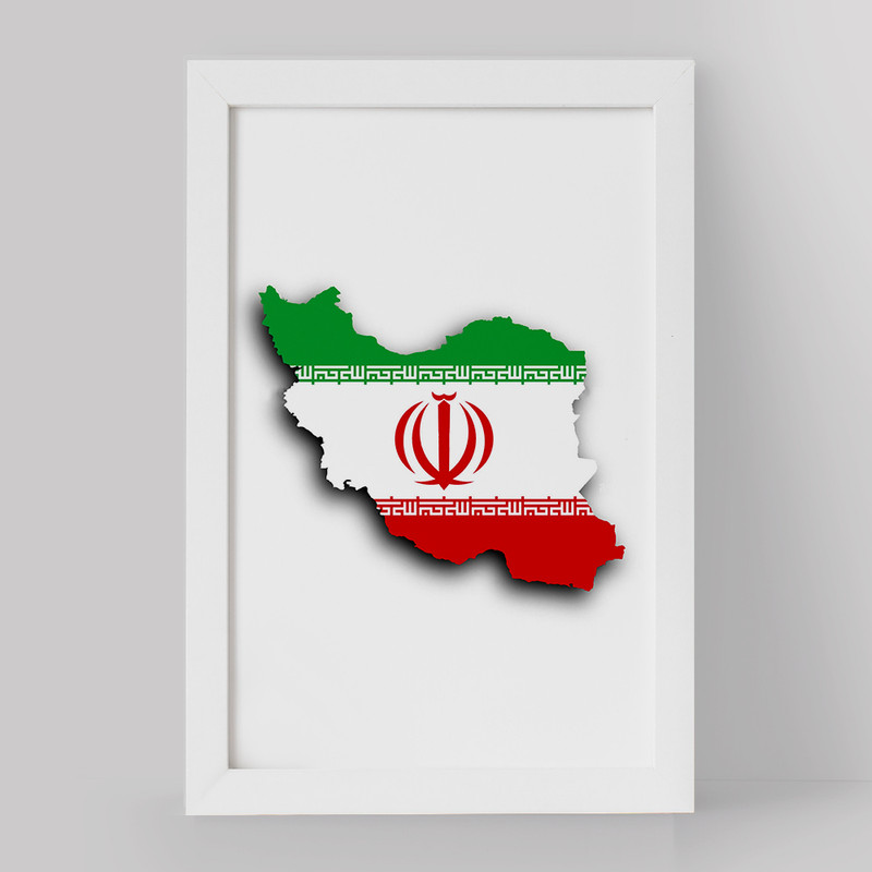 تابلو خندالو مدل پرچم ایران کد 20505 تابلو خندالو مدل پرچم ایران کد 20505