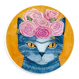  دیوارکوب طرح گربه و تاج گل مدل wtb631