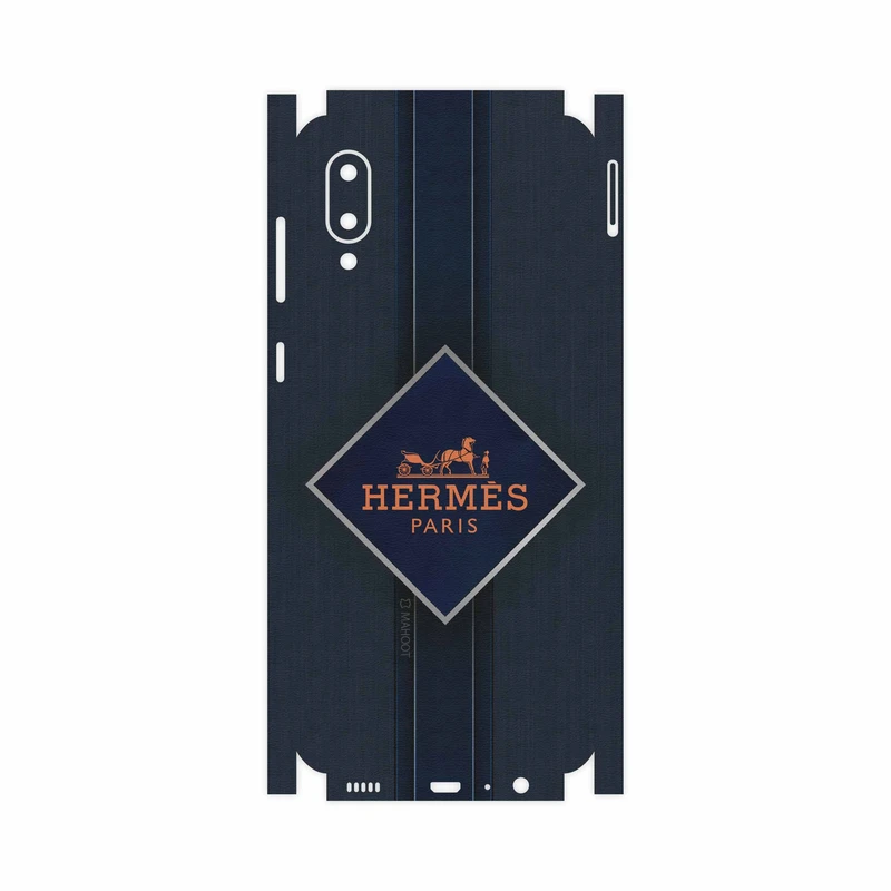 برچسب پوششی ماهوت مدل Hermes-Logo-FullSkin مناسب برای گوشی موبایل سامسونگ Galaxy A02