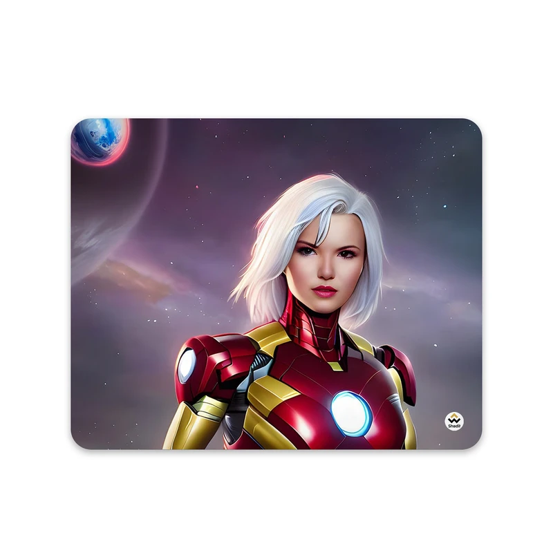 ماوس پد شادیت مدل Iron Man کد677 سایز 24*19 سانتی متر