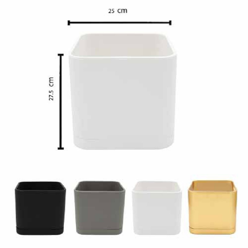 گلدان طرح مکعب مدل مهرنی کد 25-104