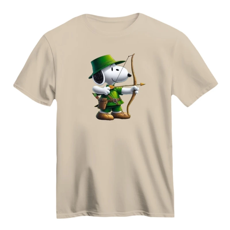 تی شرت آستین کوتاه زنانه مدل اسنوپی کد ۴۶