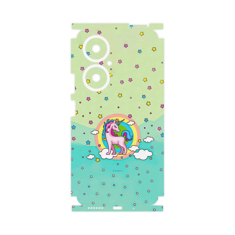 برچسب پوششی ماهوت مدل Rainbow unicorn adventure-FullSkin مناسب برای گوشی موبایل هوآوی Nova 11i