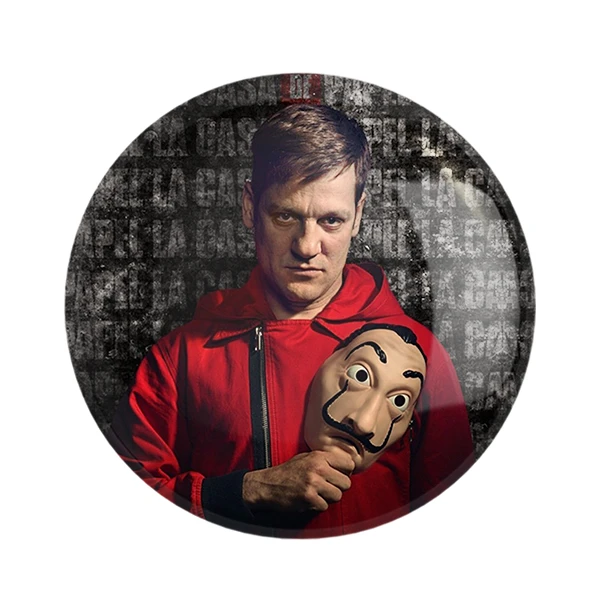 مگنت خندالو طرح مارتین بروتر سریال Money Heist کد 3228