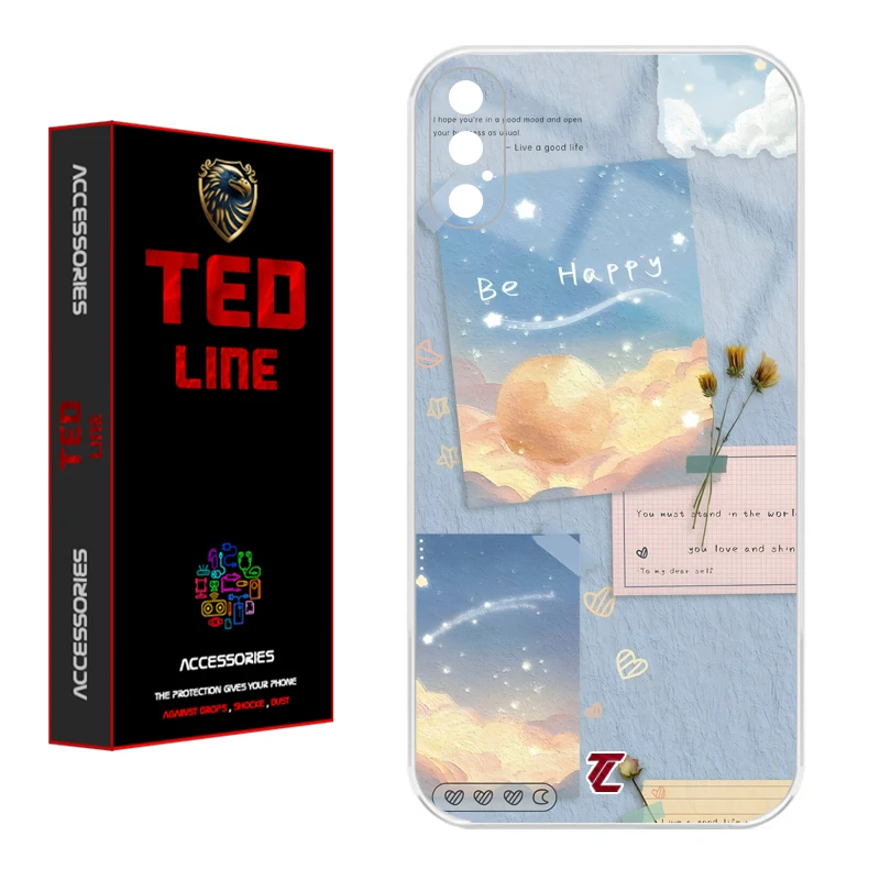 کاور تد لاین طرح کلاژ هنری کد 1127 مناسب برای گوشی موبایل اپل Iphone X / XS