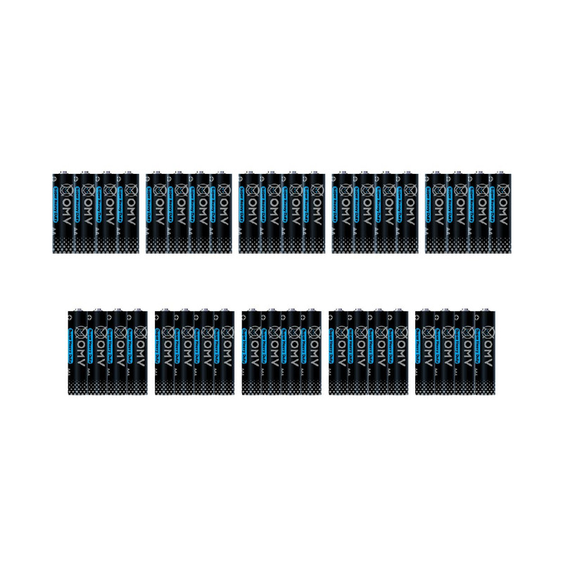 باتری قلمی و نیم قلمی او ام وی مدل  Super heavy duty بسته 40 عددی