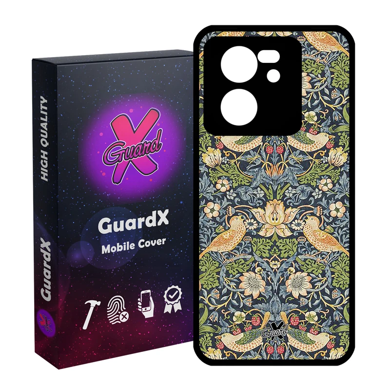 کاور گارد ایکس طرح سنتی مدل Glass10258 مناسب برای گوشی موبایل شیائومی 13T/13T Pro/Redmi K60 Ultra