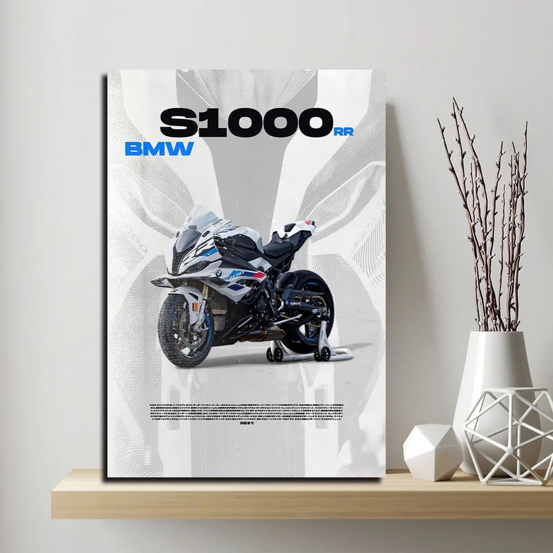 تابلو شاسی بکلیت طرح موتور BMW S1000RR مدل SH-S10711 