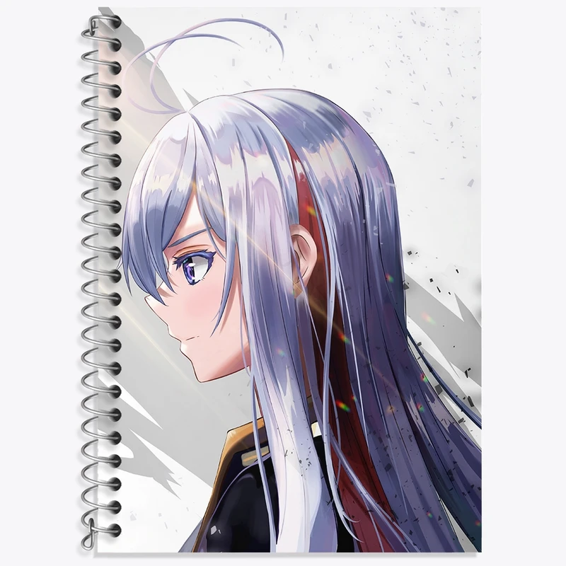 دفتر زبان 50 برگ خندالو مدل دو خط طرح میلیزه انیمه 86 کد 33803