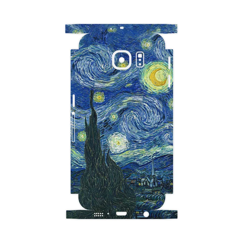 برچسب پوششی ماهوت مدل The Starry Night of van Gogh-FullSkin مناسب برای گوشی موبایل سامسونگ Galaxy S6