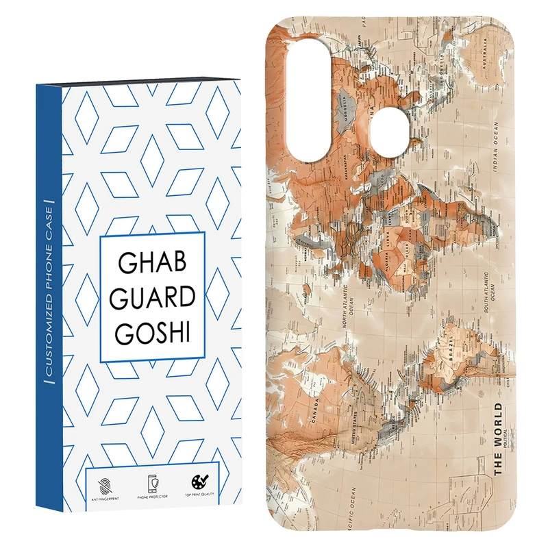 کاور قاب گارد گوشی طرح نقشه کد Dimo-081 مناسب برای گوشی موبایل سامسونگ Galaxy A60 / M40