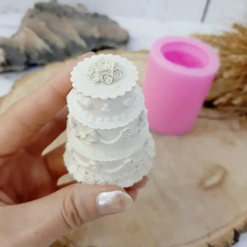 قالب شمع مدل کیک