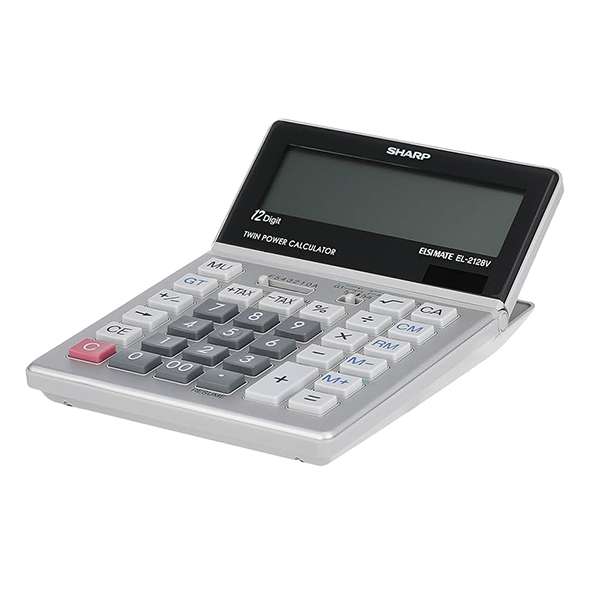 ماشین حساب شارپ مدل EL-2128V ماشین حساب شارپ مدل EL-2128V